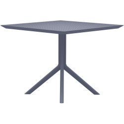 Table Sky 80 cm gris foncé
