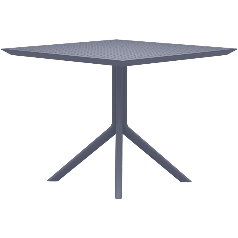 Table Sky 80 cm gris foncé