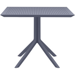 Table Sky 80 cm gris foncé
