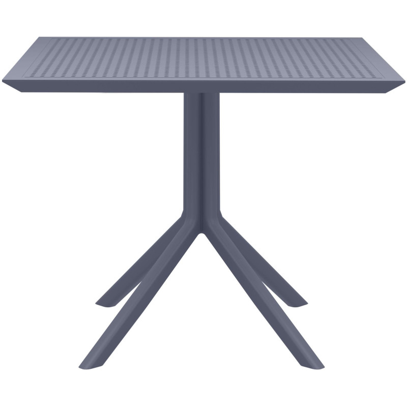 Table Sky 80 cm gris foncé
