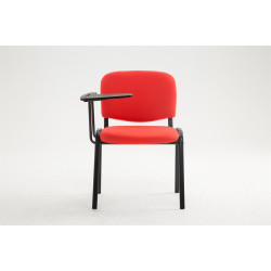 Chaise Ken avec table pliante en tissu rouge