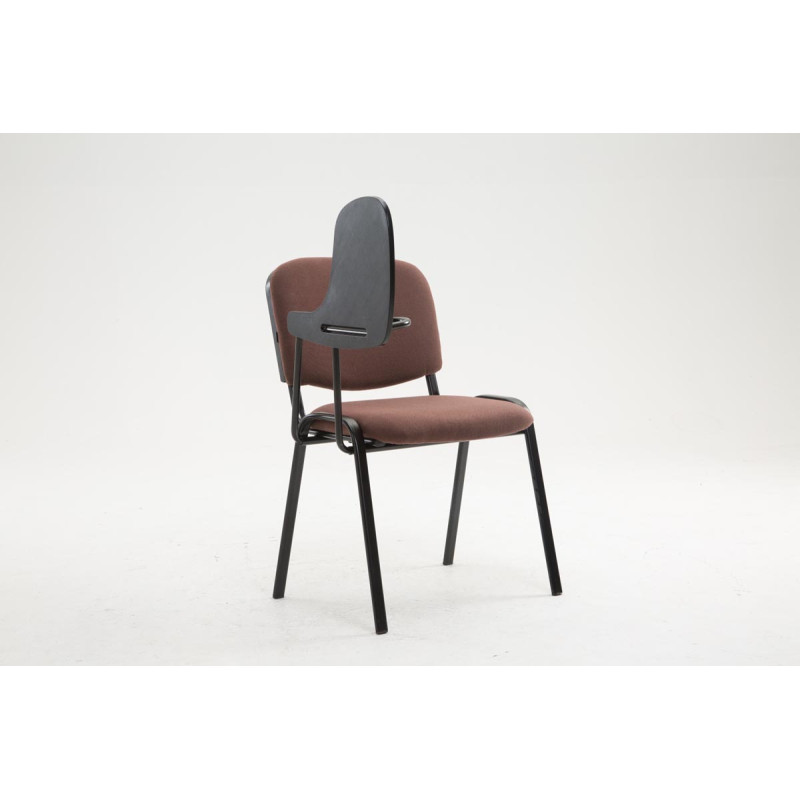 Chaise Ken avec table pliante en tissu brun