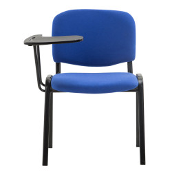 Ensemble de 4 chaises Ken avec table pliante en tissu bleu