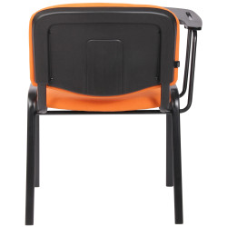Chaise Ken avec table pliante en tissu orange