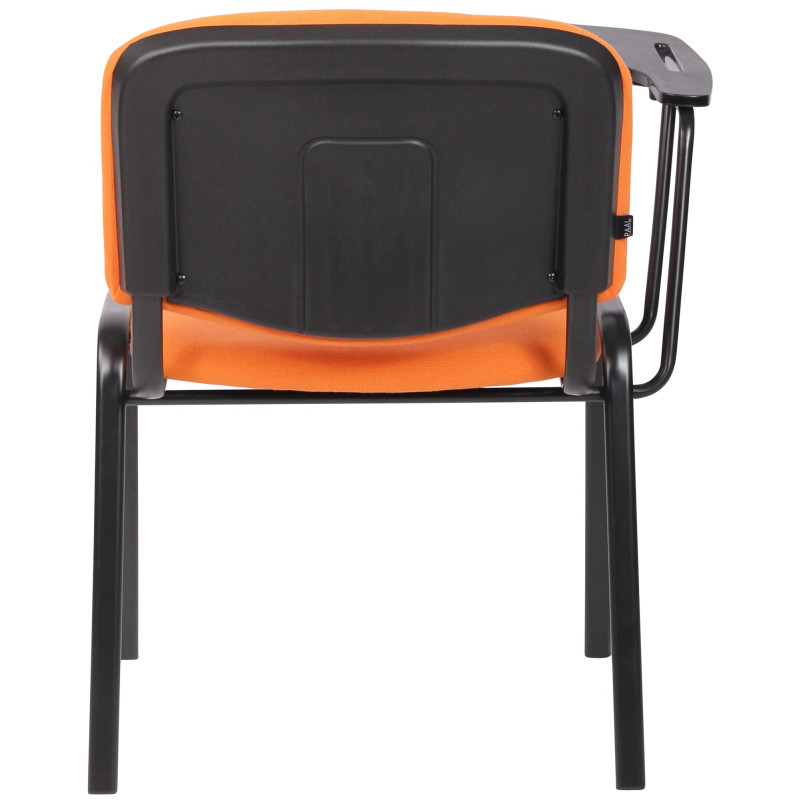 Chaise Ken avec table pliante en tissu orange