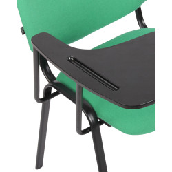 Chaise Ken avec table pliante en tissu vert