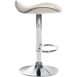 Tabouret de bar Shanghai, similicuir, C crème