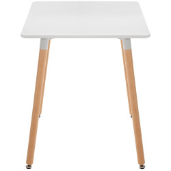 Table Viborg 60 Natura blanc