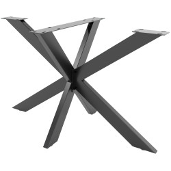 Pieds de table Biloxi M noir