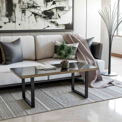 2x pieds de table Velden 40 cm noir
