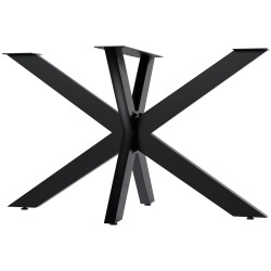 Pieds de table Hardwick 120x68x71 cm noir