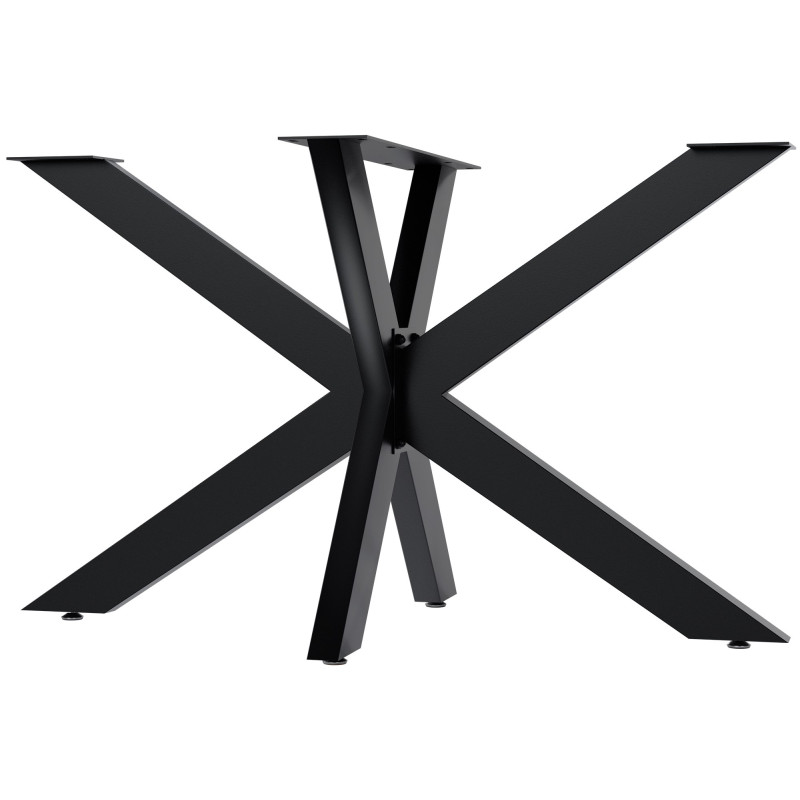 Pieds de table Hardwick 120x68x71 cm noir