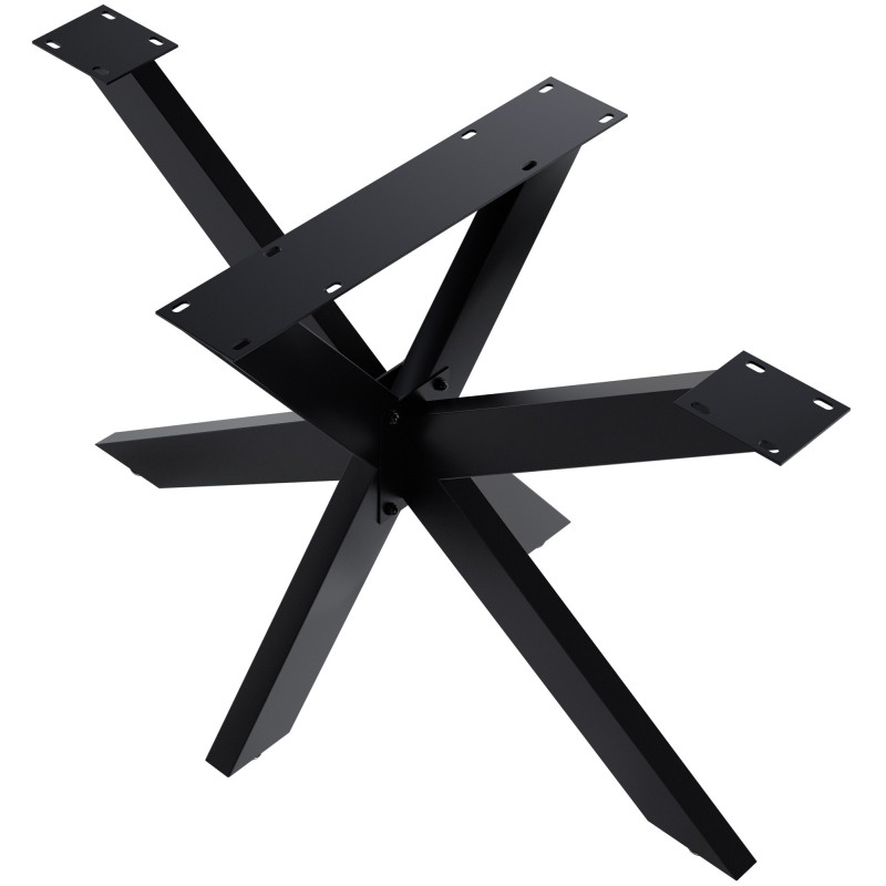 Pieds de table Hardwick 120x68x71 cm noir