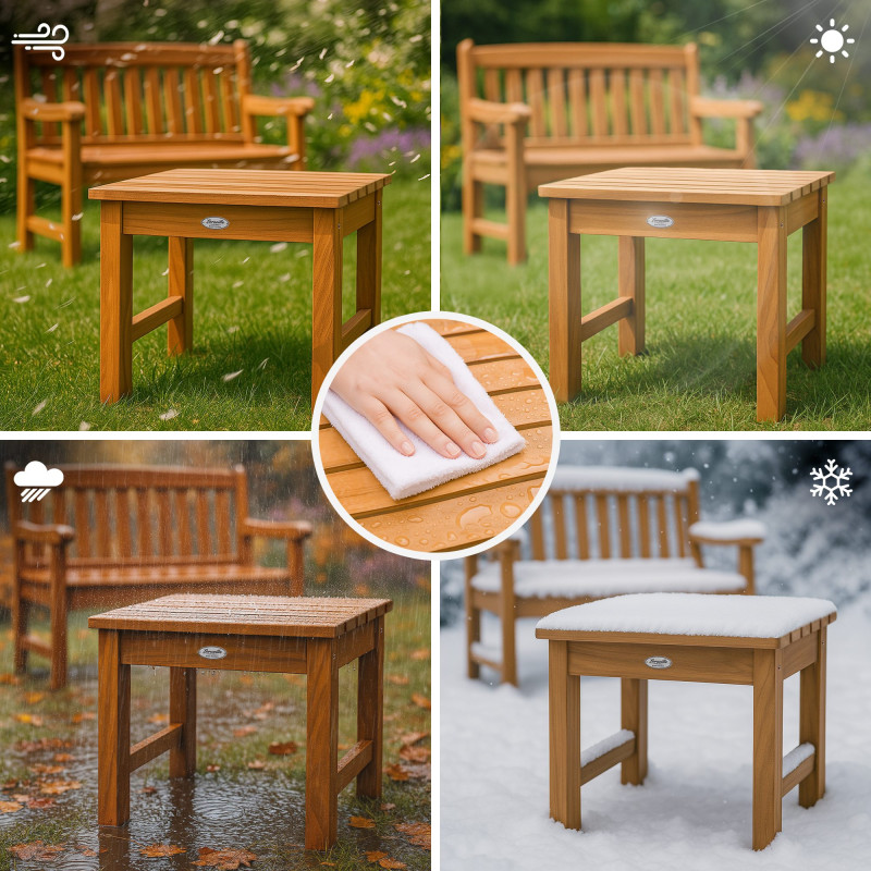 Table d'appoint Frankton teck