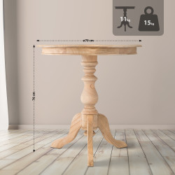 Table d'appoint Wiva 70 nature