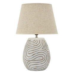 Lampe de table Oblix – lampe design moderne – Ø 35 x 55 cm