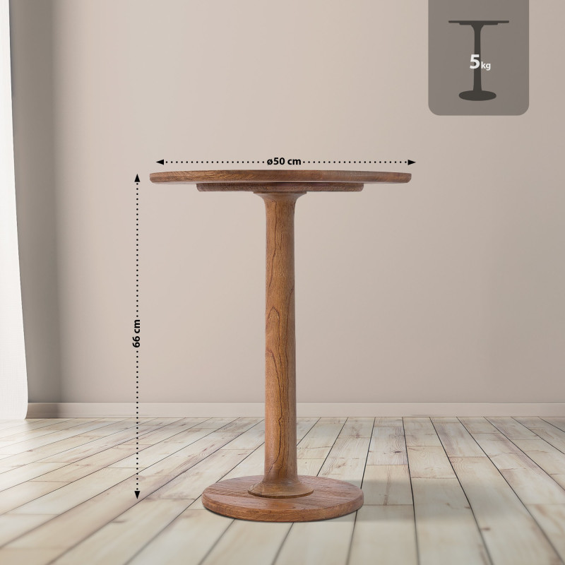 Table d'appoint Farragut brun