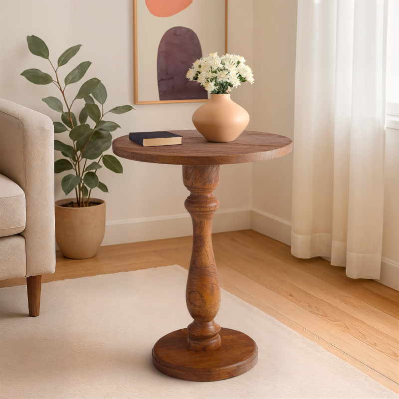 Table d'appoint Adamsville brun