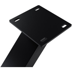 Pieds de table Finney 180x80x72 noir