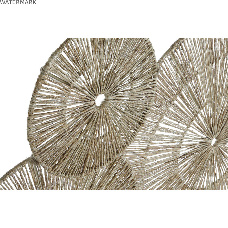 Décoration murale DKD Home Decor Marron Naturel Tropical 115 x 1 x 45 cm