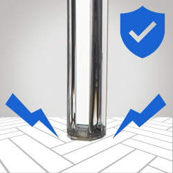 Taburete Fox para Exteriores Transparente