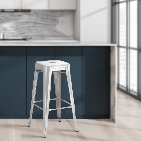 Tabouret de bar Joshua argent