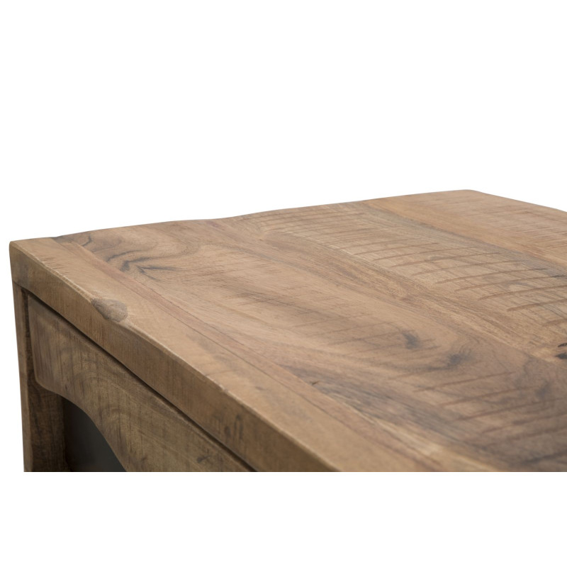 Console Yellowstone – Bois d’acacia et métal 118x40x80 cm