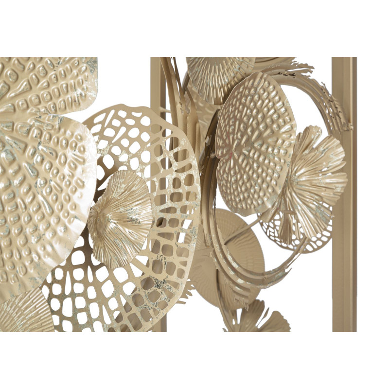 Console Glam Univers – Métal doré et plateau miroir 114x40,5x80 cm