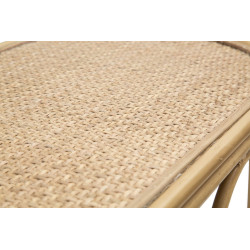 Console Samui – Métal et rotin naturel 110x32x77 cm