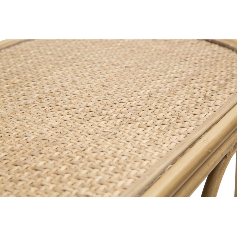 Console Samui – Métal et rotin naturel 110x32x77 cm
