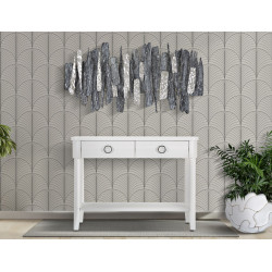 Console Shine – Blanc, 110x40x82 cm