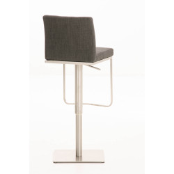 Tabouret de bar Panama E tissu gris foncé