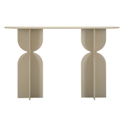 Console Dune – Métal crème 120x40x75,5 cm