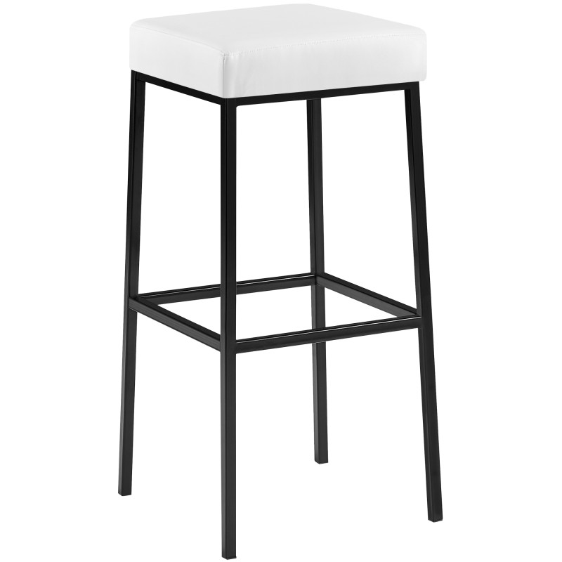 Tabouret de bar Montréal B85 blanc
