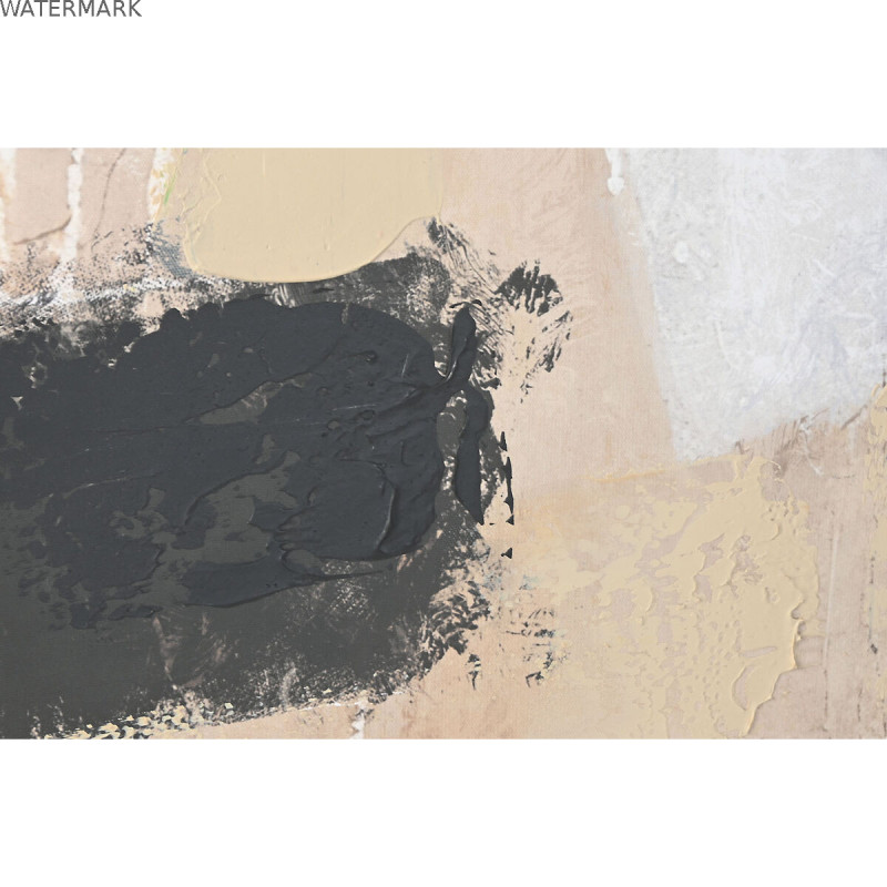 Cadre Home ESPRIT Noir Doré Abstrait Urbaine 100 x 4 x 100 cm (2 Unités)
