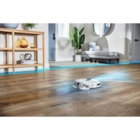 BISSELL SpinWave R5 PET Wet é Dry - Aspirateur Robot Laveur avec Serpilliere - Navigation avec LIDAR - Aspiration Puissante