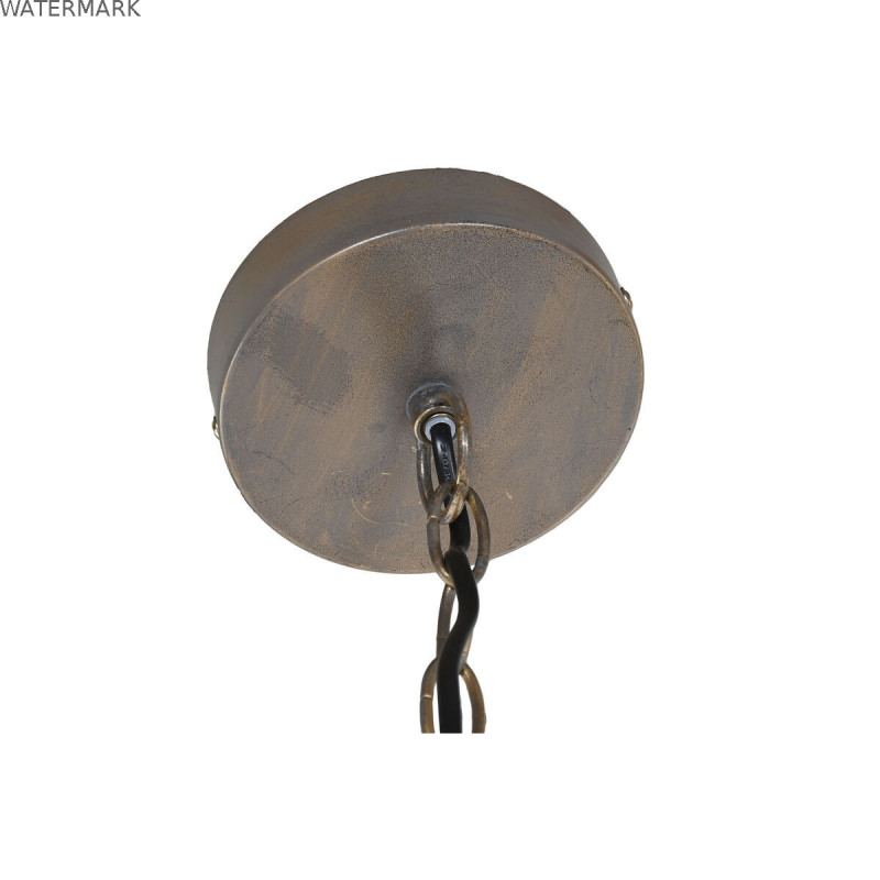 Suspension Home ESPRIT Marron Naturel Bois Métal 50 W 53 x 53 x 123 cm