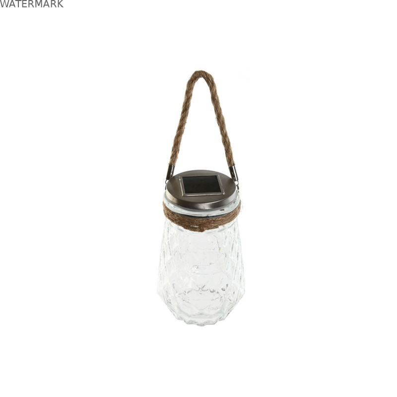 Décoration lumineuse Home ESPRIT Transparent Argenté 11 x 11 x 18 cm
