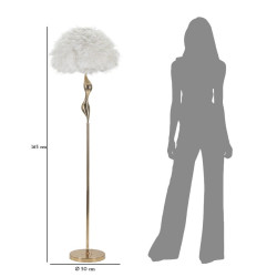 LAMPADAIRE SLIM BLANC CM Ø 50X165