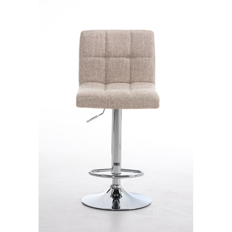 Tabouret de bar Pérou TISSU C crème