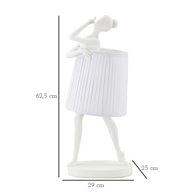 LAMPE DE TABLE BALLET CM Ø 29X25X62,5