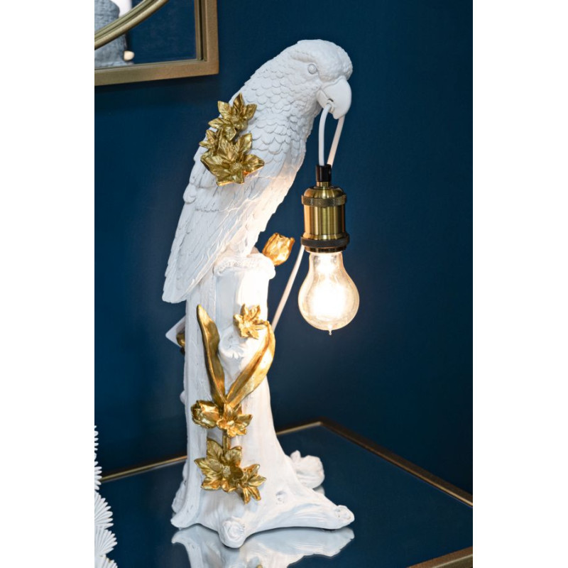 LAMPE DE TABLE PERROQUET CM 20X20X50,5