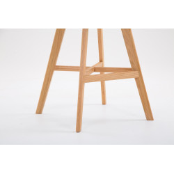 Tabouret de bar Cannes en cuir artificiel Natura
