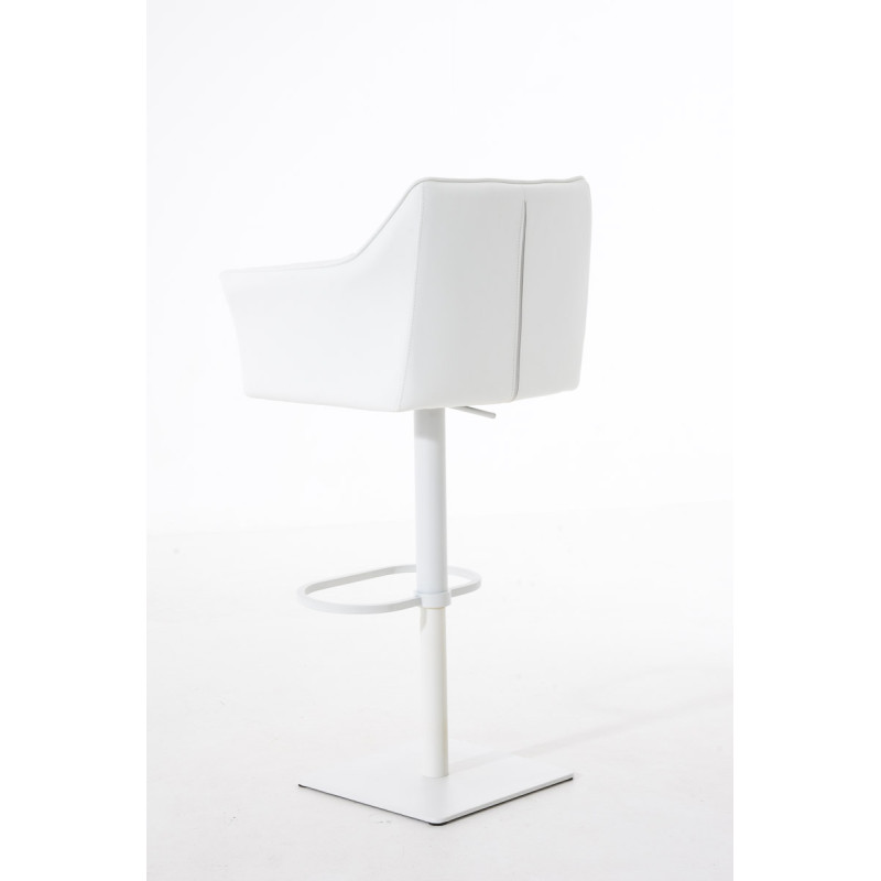 Tabouret de bar Damaso W blanc