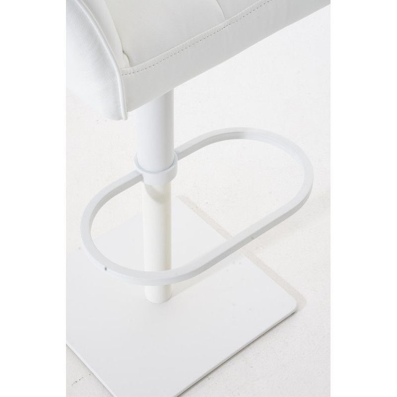 Tabouret de bar Damaso W blanc