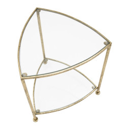 MEILLEUR CÔTÉ 2 ÉTAGÈRES TRIANGLE CM 45X45X50