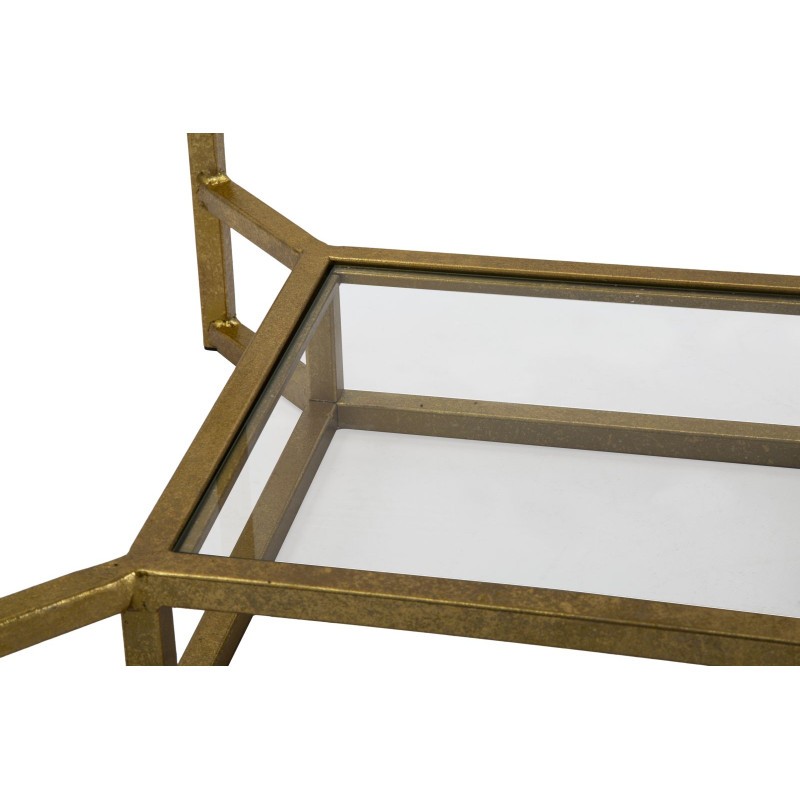 TABLE DOUBLE EN MARBRE CM 47X47X60