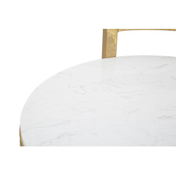TABLE D'APPOINT RONDE EN MARBRE CM 40X43X50