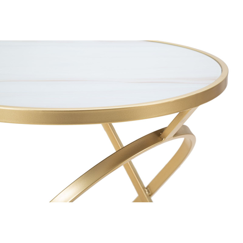 TABLE GLAM MAT CM Ø 50,5X50