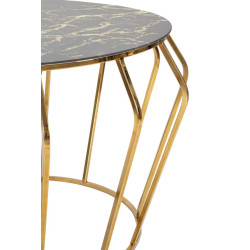 TABLE BASSE HISTOIRE CM Ø 78X44,5